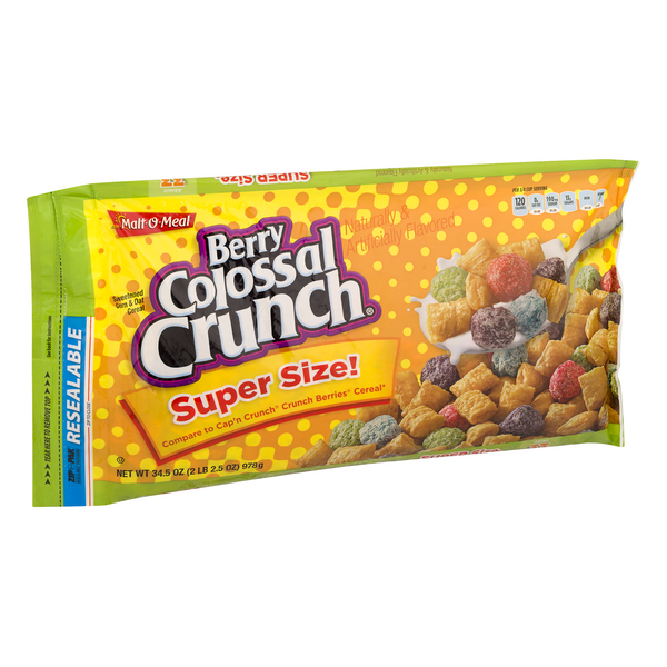 Hy-Vee Malt-O-Meal Berry Colossal Crunch Cereal Same-Day Delivery or ...