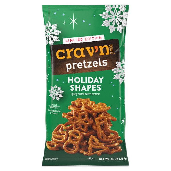Crav'n Flavor Pretzels, Holiday Shapes Same-Day Delivery or Pickup