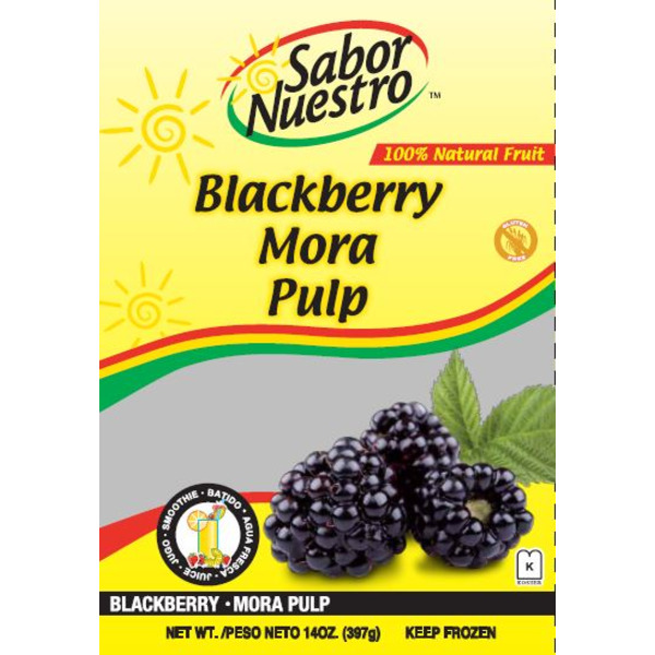 Frozen Sabor Nuestro - Blackberry (Mora) Pulp - 14 oz Pack