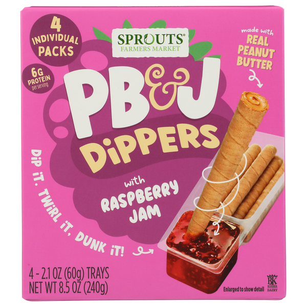Sprouts PB & J Dippers With Raspberry Jam Same-Day Delivery or