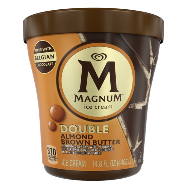 Magnum Ice Cream Tub Double Almond Brown Butter (14.8 oz) Instacart