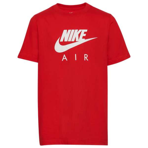 Nike Boys' Air T-Shirt, S - Red/White