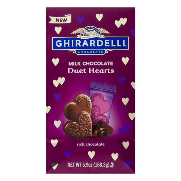 Ghirardelli Chocolate Milk Chocolate Duet Hearts (5.9 oz) from Safeway