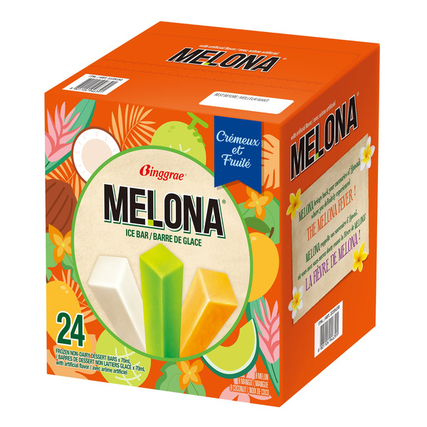 Binggrae Melona Frozen Non-Dairy Dessert Bars