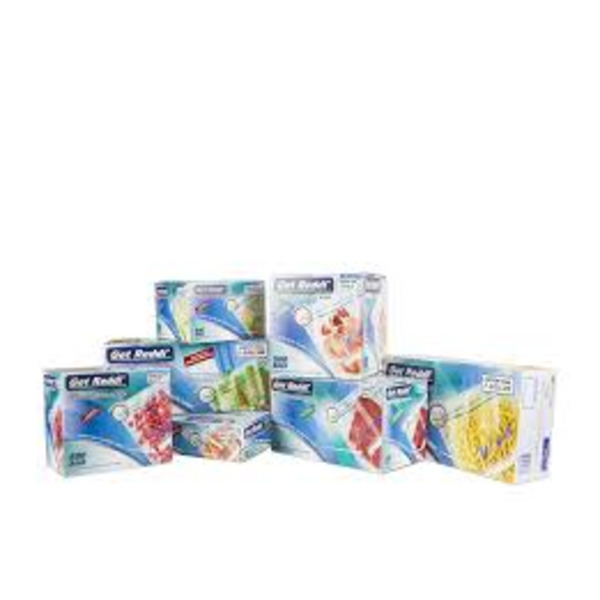 Get Reddi - Quart Freezer Bags with Zipper Closure - 500 Ct