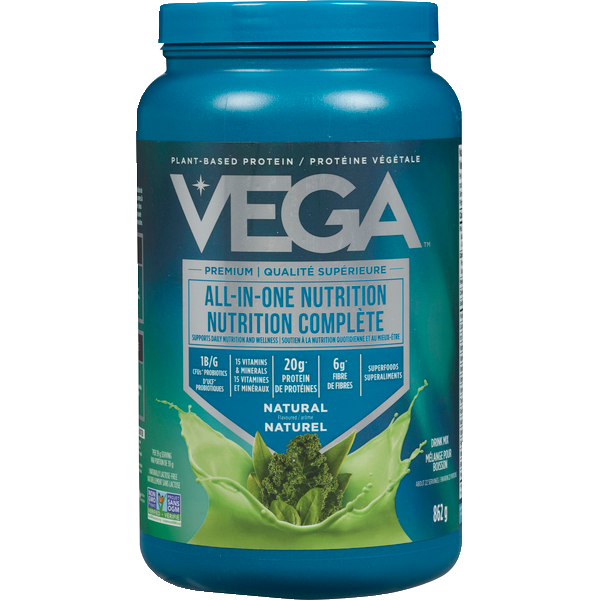 Vega Natural Large Tub One All-in-One Nutritional Shake Same-Day