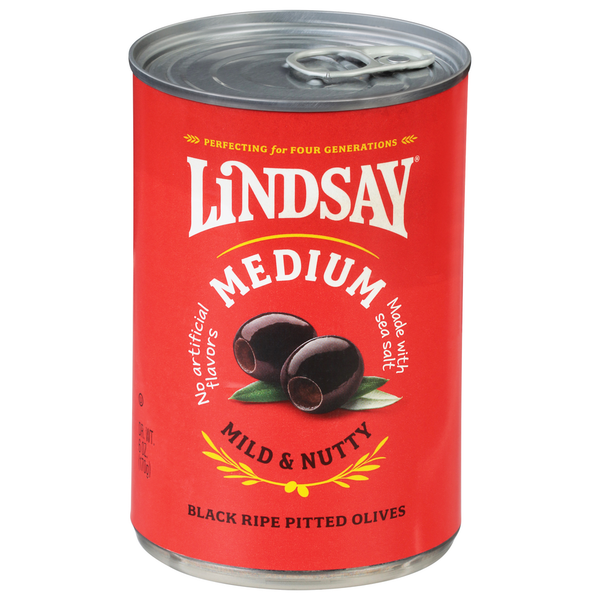 Lindsay Olives, Black Ripe Pitted, Medium Same-Day Delivery or