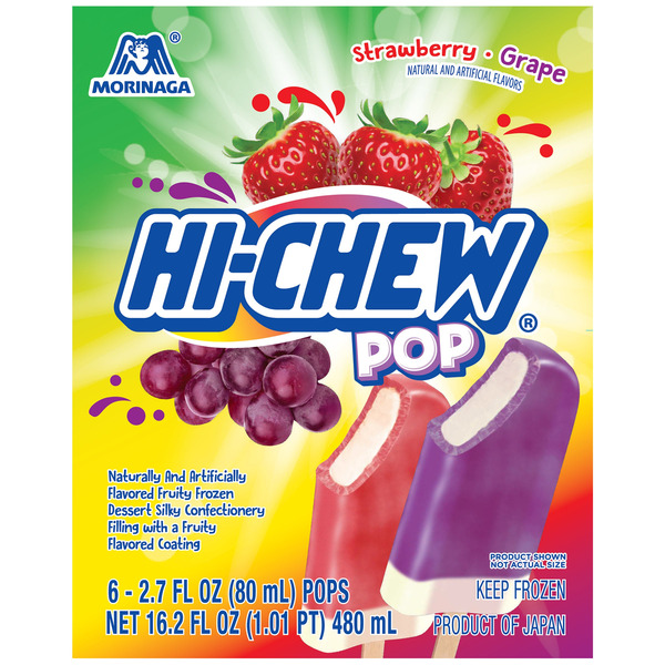 Hi-Chew Grape & Strawberry Pop 2.7 fl oz, 12-count