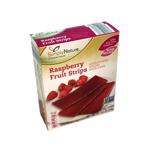 SimplyNature Raspberry Fruit Strip (10.5 oz) from ALDI Instacart