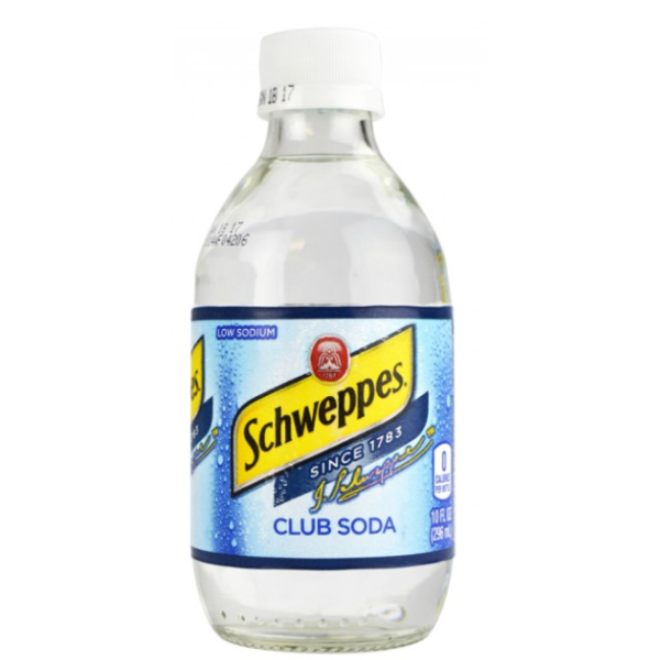 Schweppes - Club Soda - 24/10 oz bottles