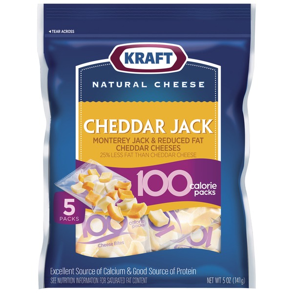 Kraft 100 Calorie Packs Cheddar Jack Cheese Bites 100 Calorie Packs (1