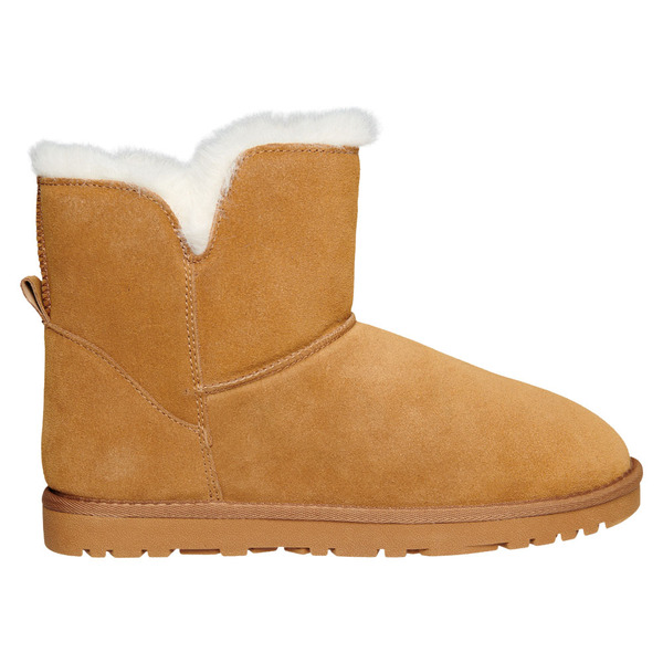 Serra Ladies Genuine Suede Boots- Cognac, 10 Same-Day Delivery or
