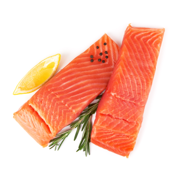 Fresh Farmed Atlantic Salmon Fillets- Skinless, E trim - 10 lb avg
