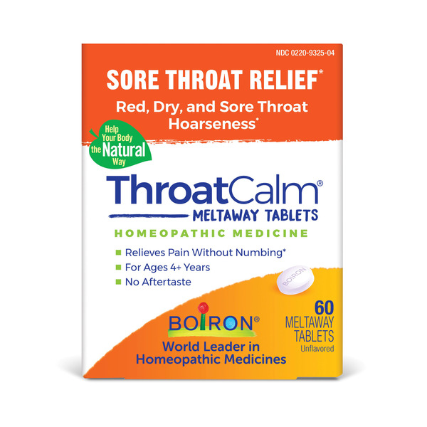 Boiron ThroatCalm 60 Tablets Same-Day Delivery or Pickup | Fresh
