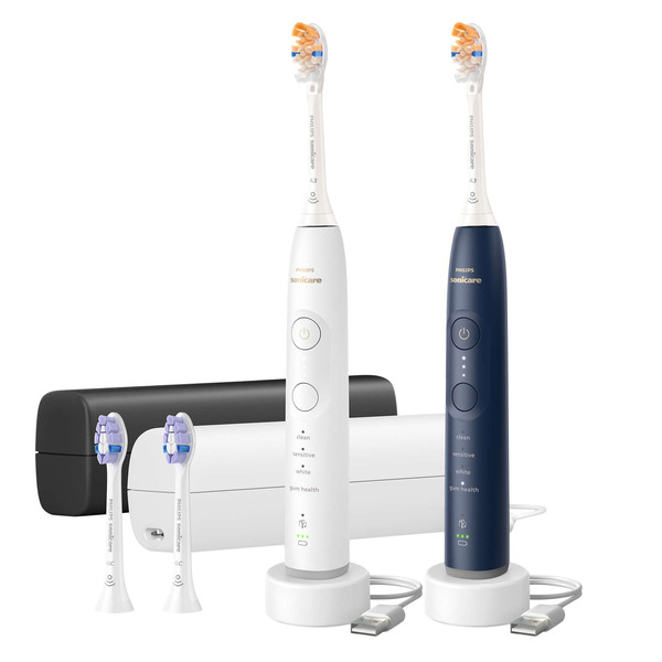 Philips Sonicare Professional Clean Plus Rechargeable Electric Toothbrush, 2-Pack