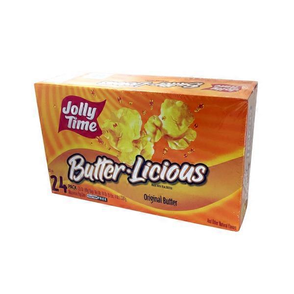 Jolly Time ButterLicious Original Butter Microwave Popcorn (24 ct