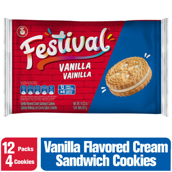 Festival Vanilla Creme, Cookie To Go