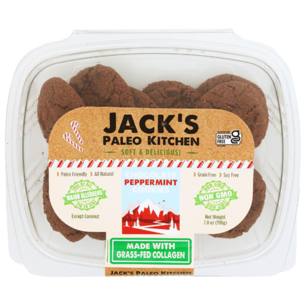 Jack's Allergen Friendly Bakery Chocolate Peppermint Cookies Same