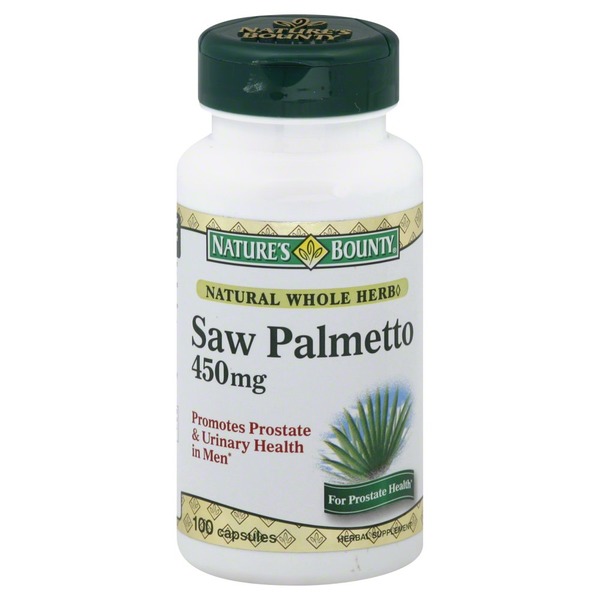 Nature's Bounty Saw Palmetto, 450 mg, Capsules (100 ct) Instacart