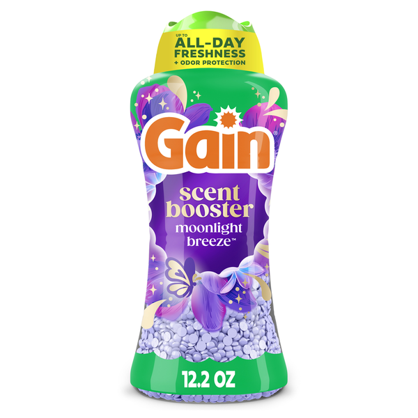 Gain In-Wash Laundry Scent Booster Beads Long-Lasting Fresh Scent Gain Scent Booster Moonlight Breeze 2個