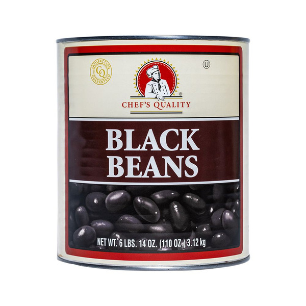 Chef's Quality - Black Beans - 6 lb Can