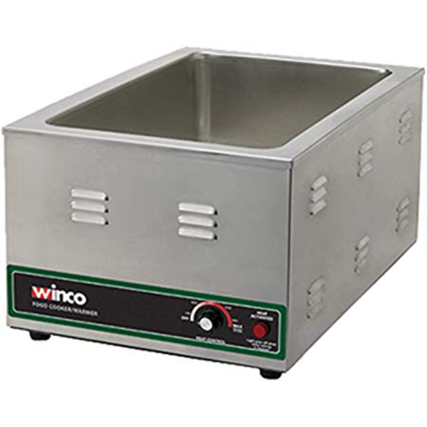 Winco - Electric Food Warmer/Cooker, 20" x 12" Opening, 1500W, 120V - 1 Ct.