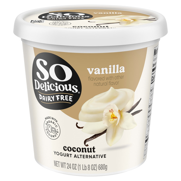 So Delicious Dairy Free Coconut Milk Vanilla Yogurt Alternative