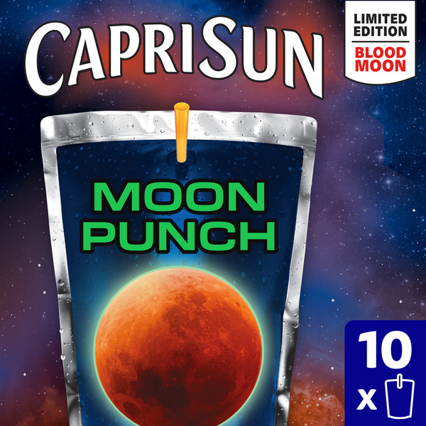 Capri Sun Moon Punch Wild Cherry Flavored Juice Beverage Same-Day