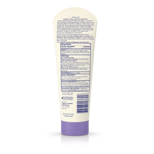 Aveeno Baby Calming Comfort Lotion 8 Oz From Cvs Pharmacy