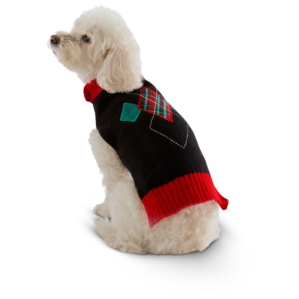 Petco Holiday Argyle Dog Sweater Medium (each) Instacart