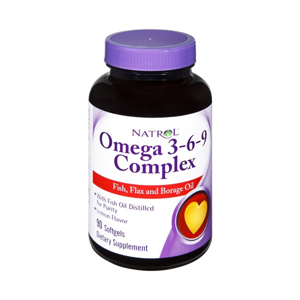 Natrol Omega 369 Complex Dietary Supplement Softgels 90 CT (90 ct