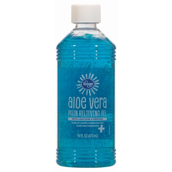 Kroger Aloe Vera Pain Relieving Gel With Lidocaine & Menthol (16 fl oz