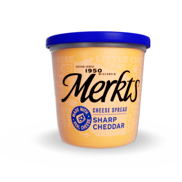 Merkts Sharp Cheddar Spreadable Cheese Cup