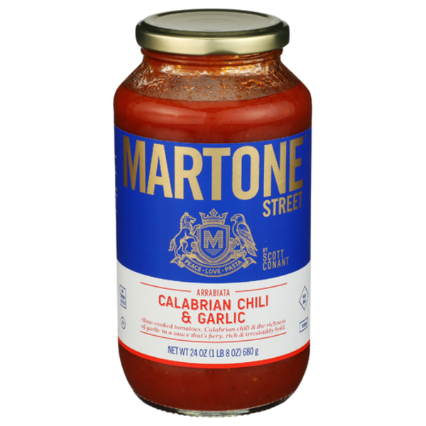 Martone Street Arrabiata Calabrian Chili & Garlic Pasta Sauce
