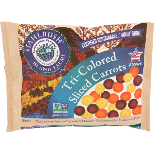 Stahlbush Tri Colored Sliced Carrots