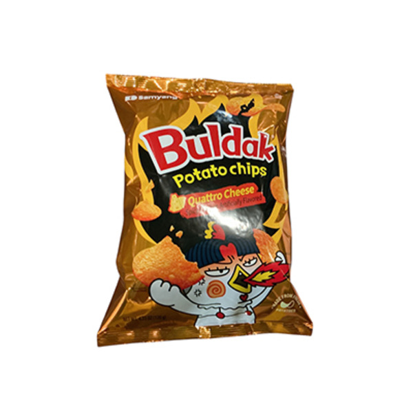 Samyang Foods Buldak Quattro Cheese Potato Chips