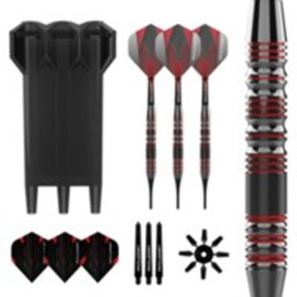 Accudart Soft Tip Dart Set, Size 3.0 - Red