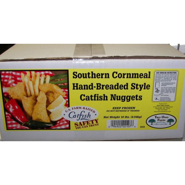 Frozen Breaded Catfish Nuggets (US, Farm Raised) - 10 lbs
