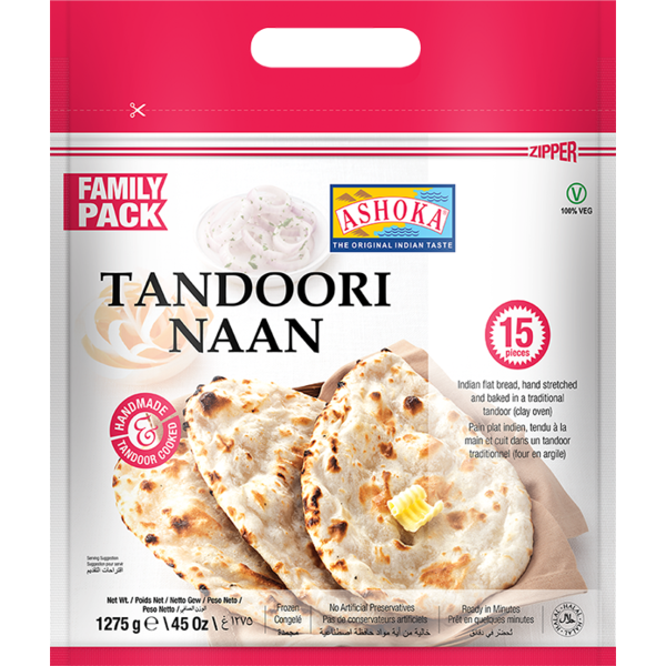 ASHOKA - TANDOORI NAAN - 15CT