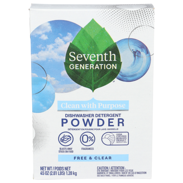 Seventh Generation Powder Dishwasher Detergent Powder