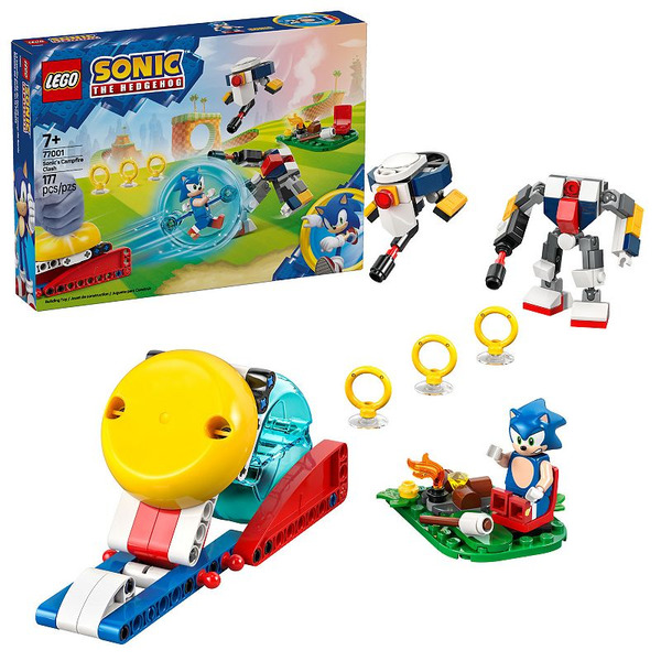 LEGO Boys' & Girls' Campfire Clash Sonic the Hedgehog 4 Sonic Characters Play Set