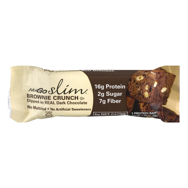 NuGo Slim Protein Bar Brownie Crunch NuGo Slim Protein Bar Brownie Crunch
