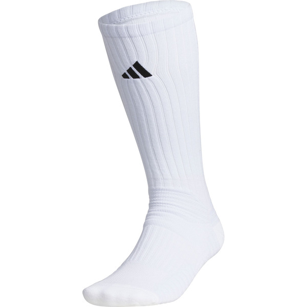 adidas Select Basketball Slouch Crew Socks, Medium - White & Black