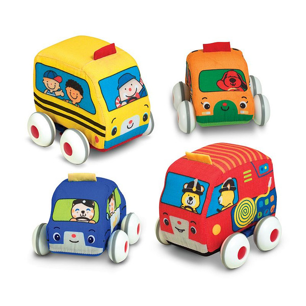 Melissa & Doug Town Vehicles, Pull-Back