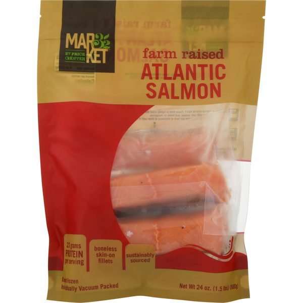 Market 32 Atlantic Salmon, Farm Raised