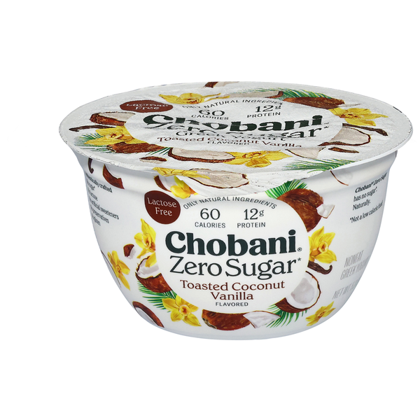 Chobani Nonfat Greek Toasted Coconut Vanilla Yogurt Same-Day