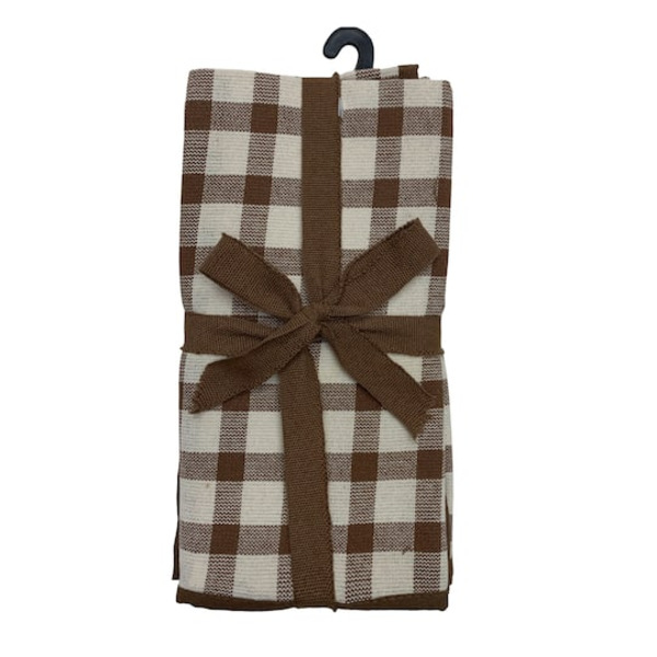 Ashland Checkered Fabric Napkins