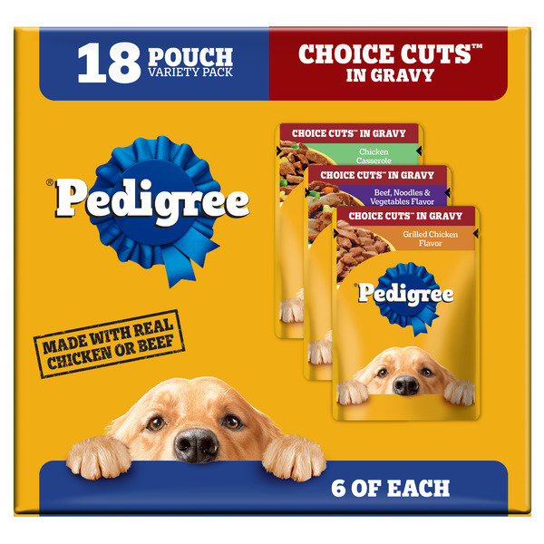 Pedigree Choice Cuts in Gravy Dog Food Variety Pack