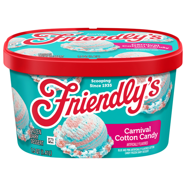 Friendly's Carnival Cotton Candy Frozen Dairy Dessert Same-Day