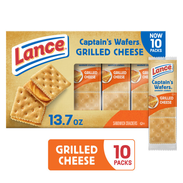 Lance Captain's Grilled Cheese Sandwich Crackers Same-Day Delivery